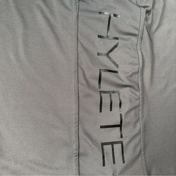HYLETE Shorts Men XL 11" Athletic Zip Pocket Gray Drawstring Gym Train Workout - Picture 3 of 9